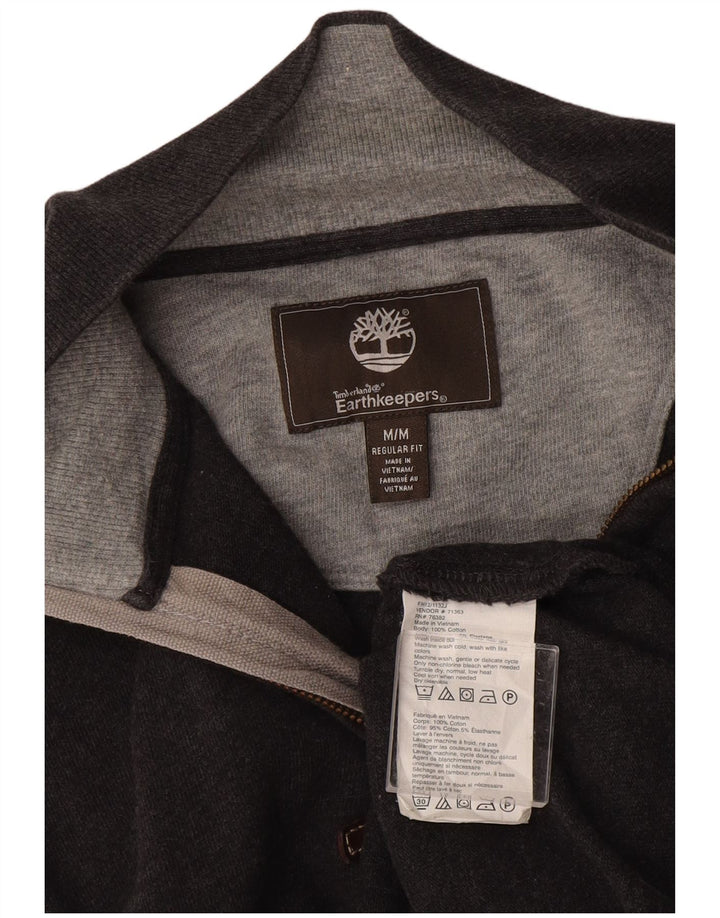 Męski sweter z zamkiem błyskawicznym Timberland Earthkeepers, średnioszary