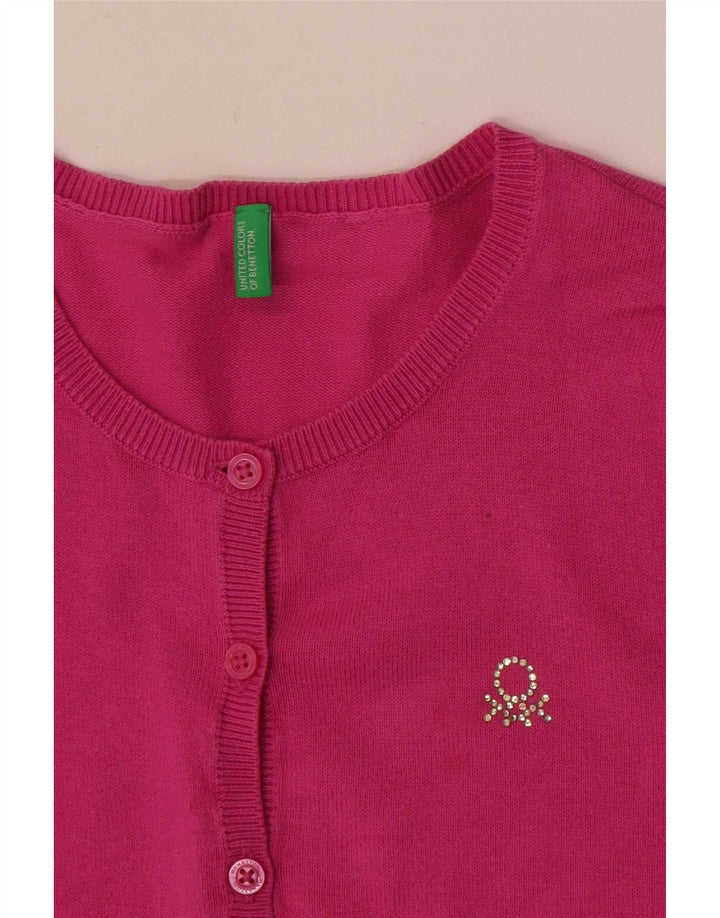 Sweter damski Benetton UK 8, mały, różowy