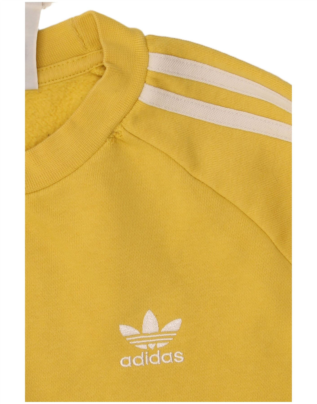 Bluza męska Adidas o luźnym kroju, sweter XS, żółta bawełna