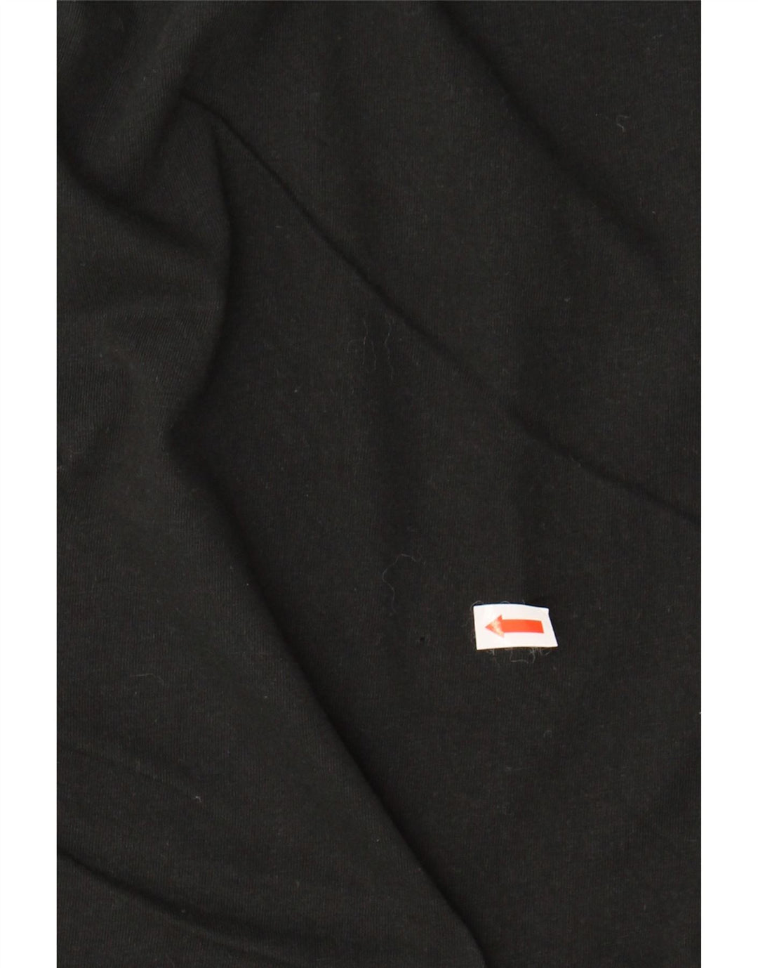 KAPPA Mens Graphic T-Shirt Top Small Black Cotton