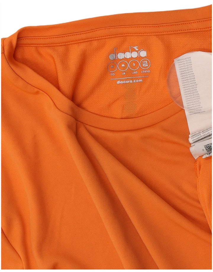 T-shirt męski Diadora Top średni pomarańczowy poliester