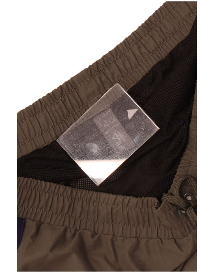 Męskie spodenki kąpielowe Fila, duże, khaki, poliester