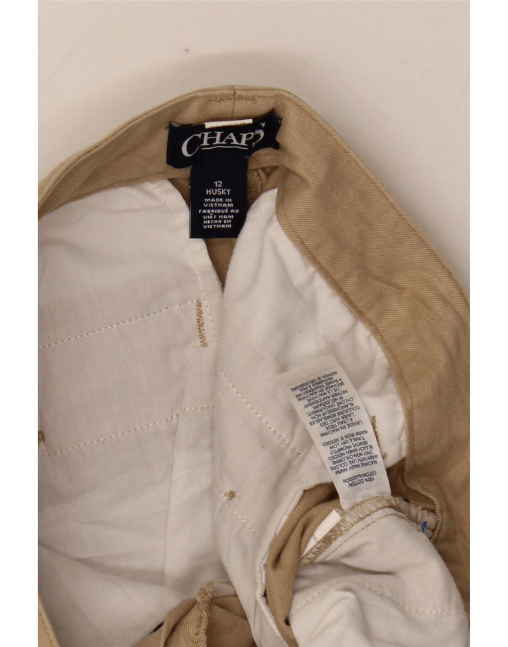 Spodnie chłopięce Chaps Husky Straight Chino 11-12 lat W29 L26 Beżowa bawełna