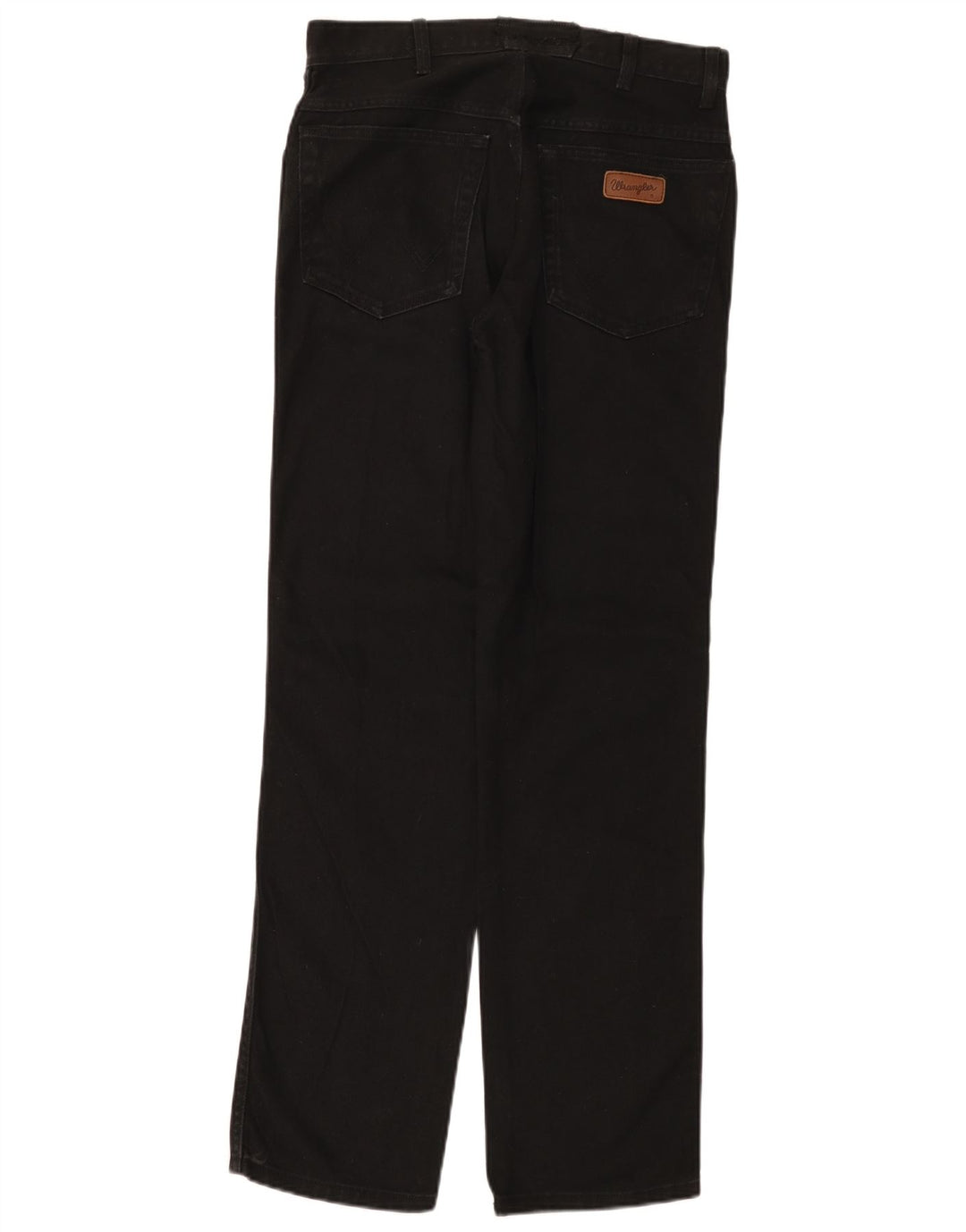 Męskie proste dżinsy Wrangler W30 L32, czarne, bawełniane