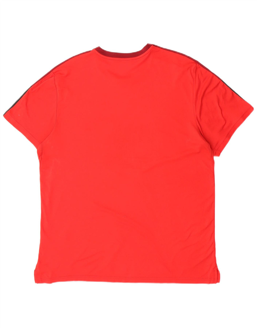 T-shirt męski Nike XL, czerwony, z blokami kolorów, poliester