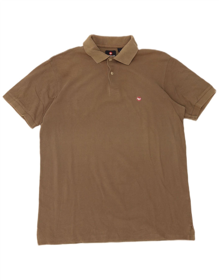 Męska koszulka polo MURPHY & NYE XL, bawełniana khaki