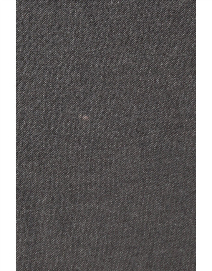 Męska koszulka polo KAPPA, duża, szara, bawełniana