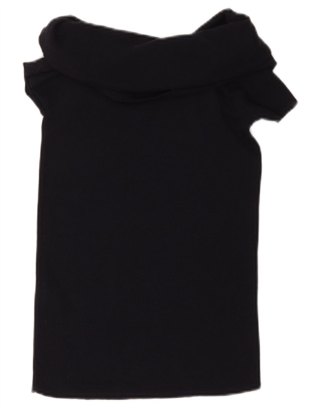 Damska krótka bluzka ZARA UK 12 Średnia czarna wiskoza