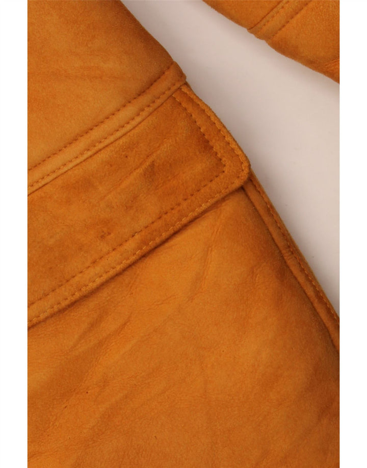 Vintage męska kurtka Shearling IT 56 XL Brown Shearling