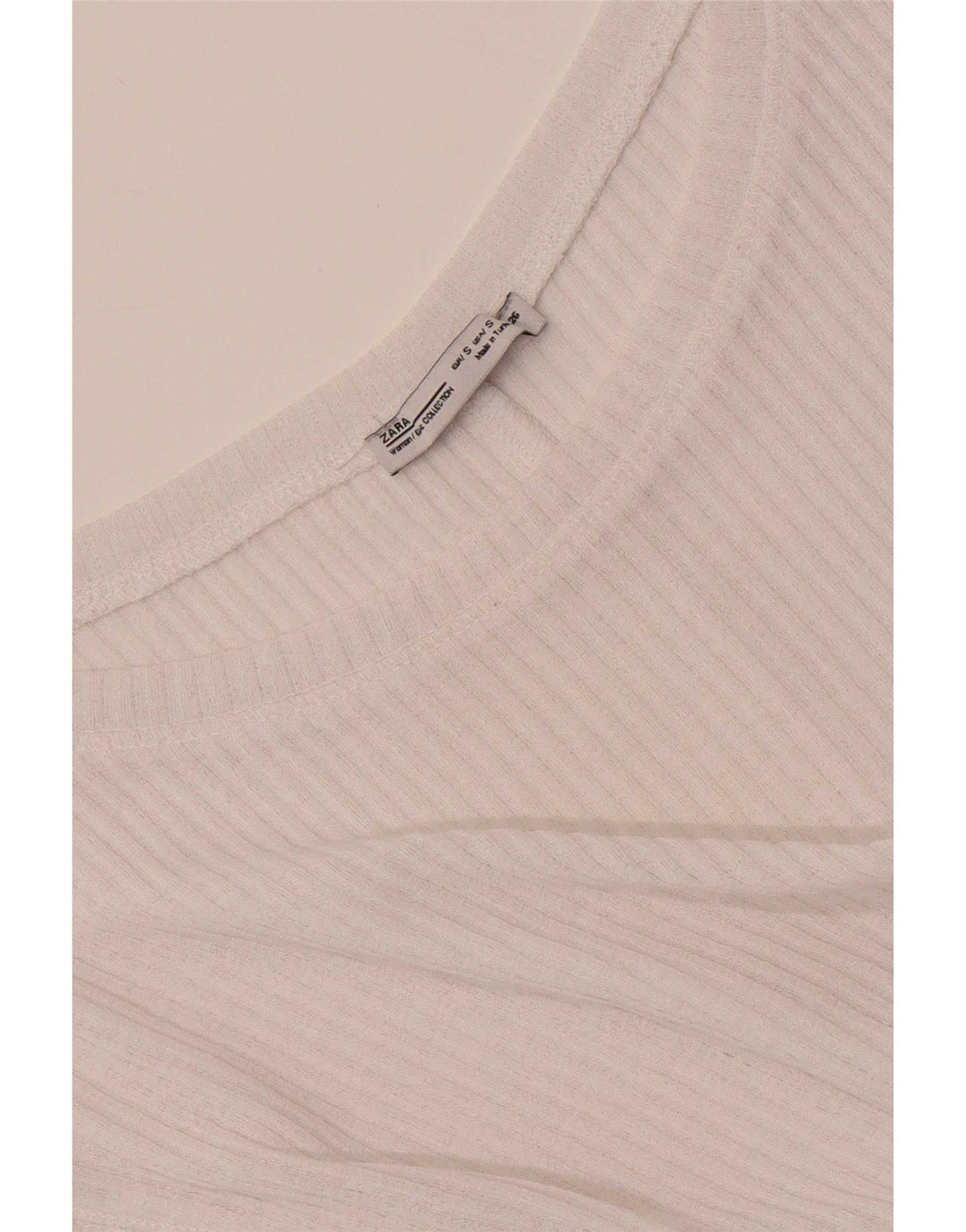 Damska kamizelka oversize Zara Top UK 10 Small White