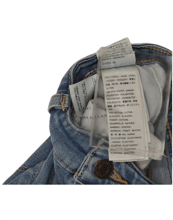 Damskie jeansy Levi's 711 Skinny W30 L30 Niebieski Lyocell