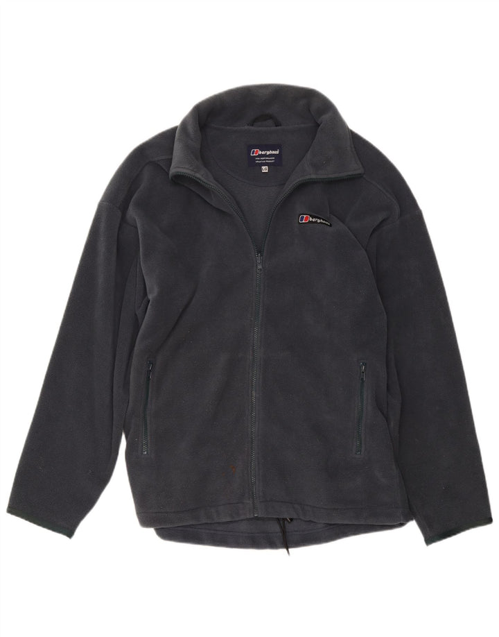 Męska kurtka polarowa Berghaus UK 40, duża, granatowa, poliestrowa