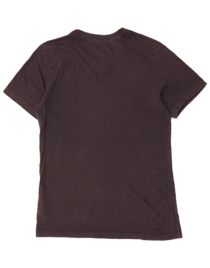 Męski T-shirt z grafiką Nike, mały, czarny, bawełniany