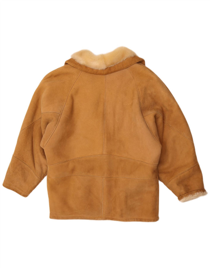 Damska kurtka oversize Conbipel Shearling IT 42 Średni brąz