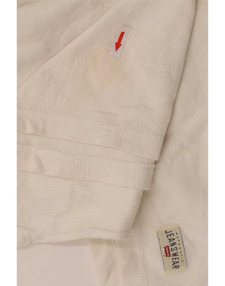 Męski top z długim rękawem Levi's, duży, biały