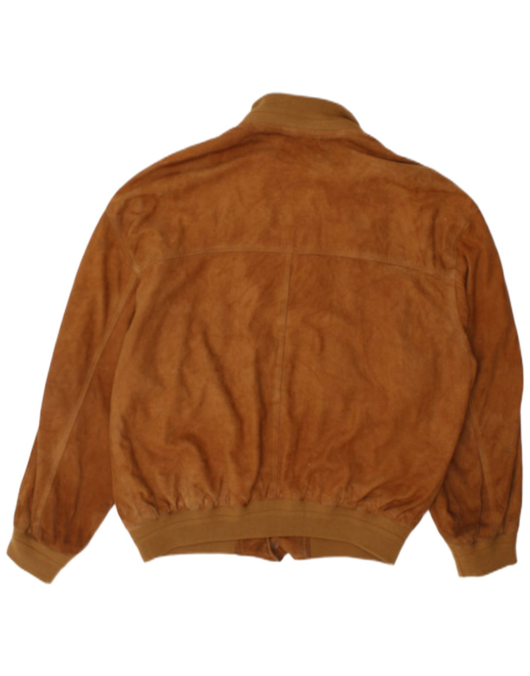 Vintage męska zamszowa kurtka bomber UK 42 XL brązowa