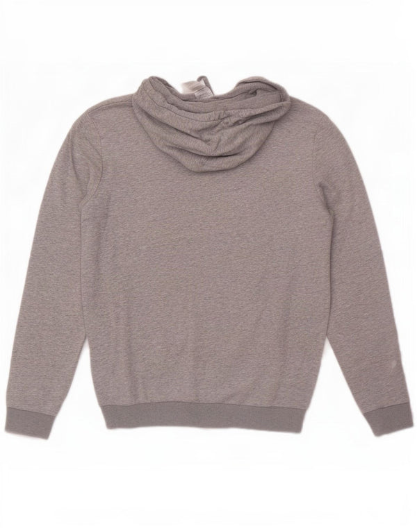 Męska bluza z kapturem Adidas Graphic, średnia szara, nakrapiana bawełna