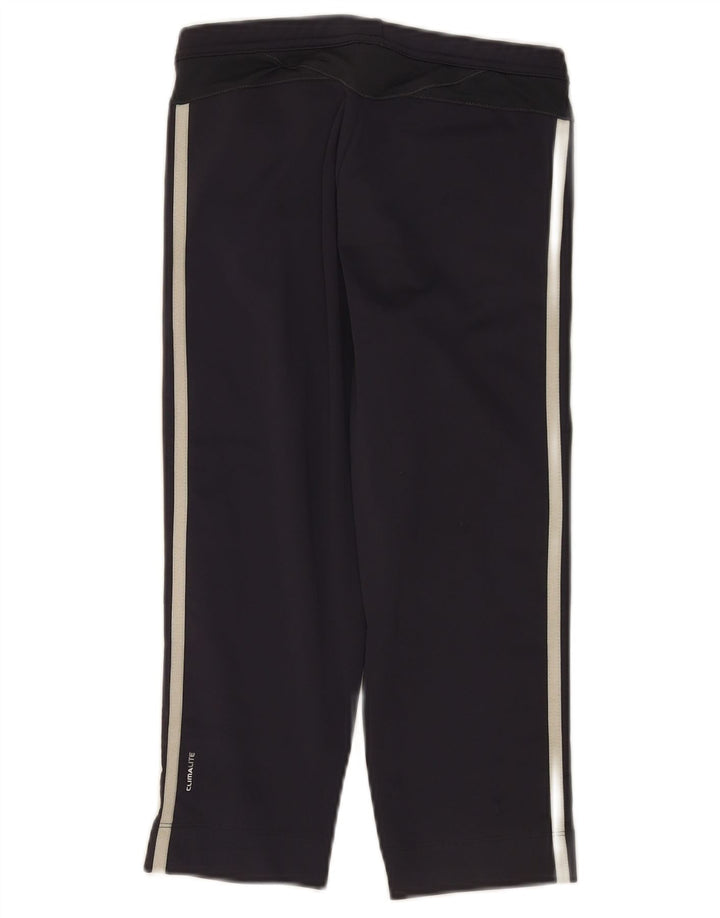 Legginsy Adidas Damskie Climalite Capri UK 12 Medium W30 Granatowe