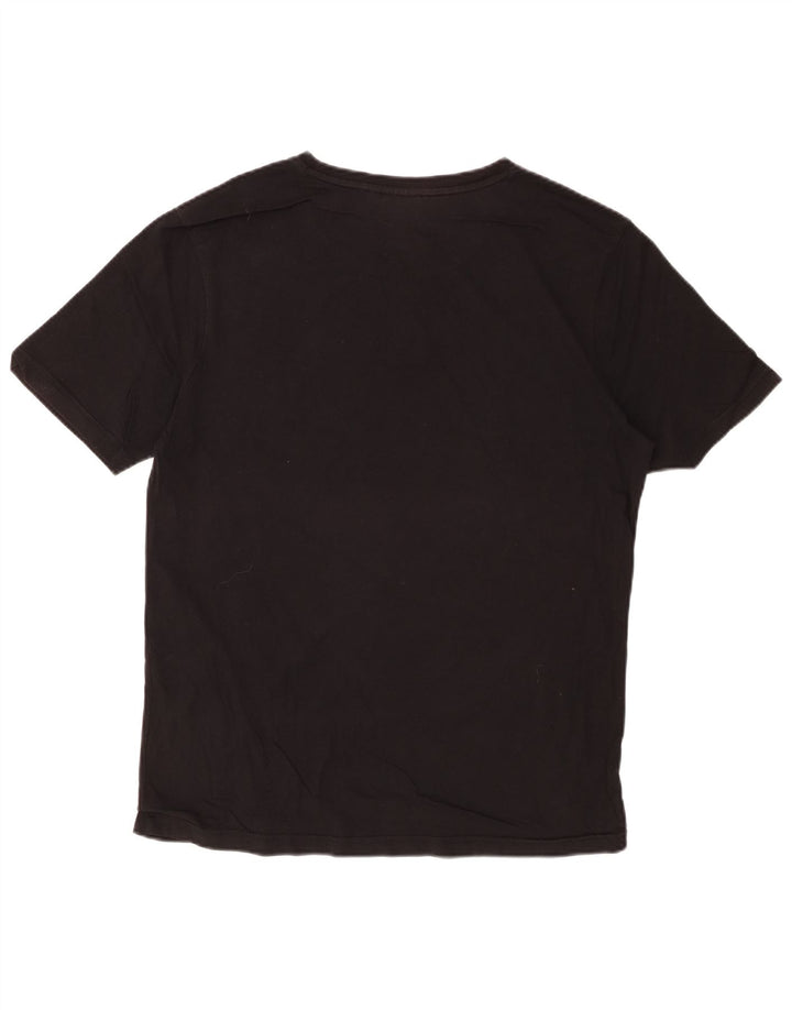Męski T-shirt z grafiką FILA, duży, czarny
