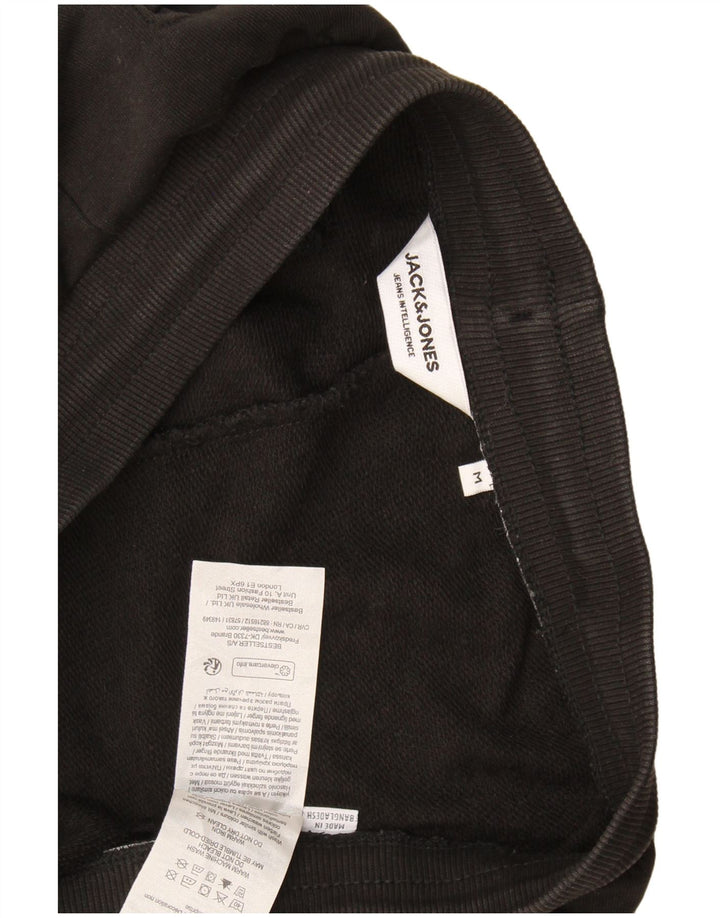 Męskie spodenki sportowe Jack & Jones, średnia czarna bawełna