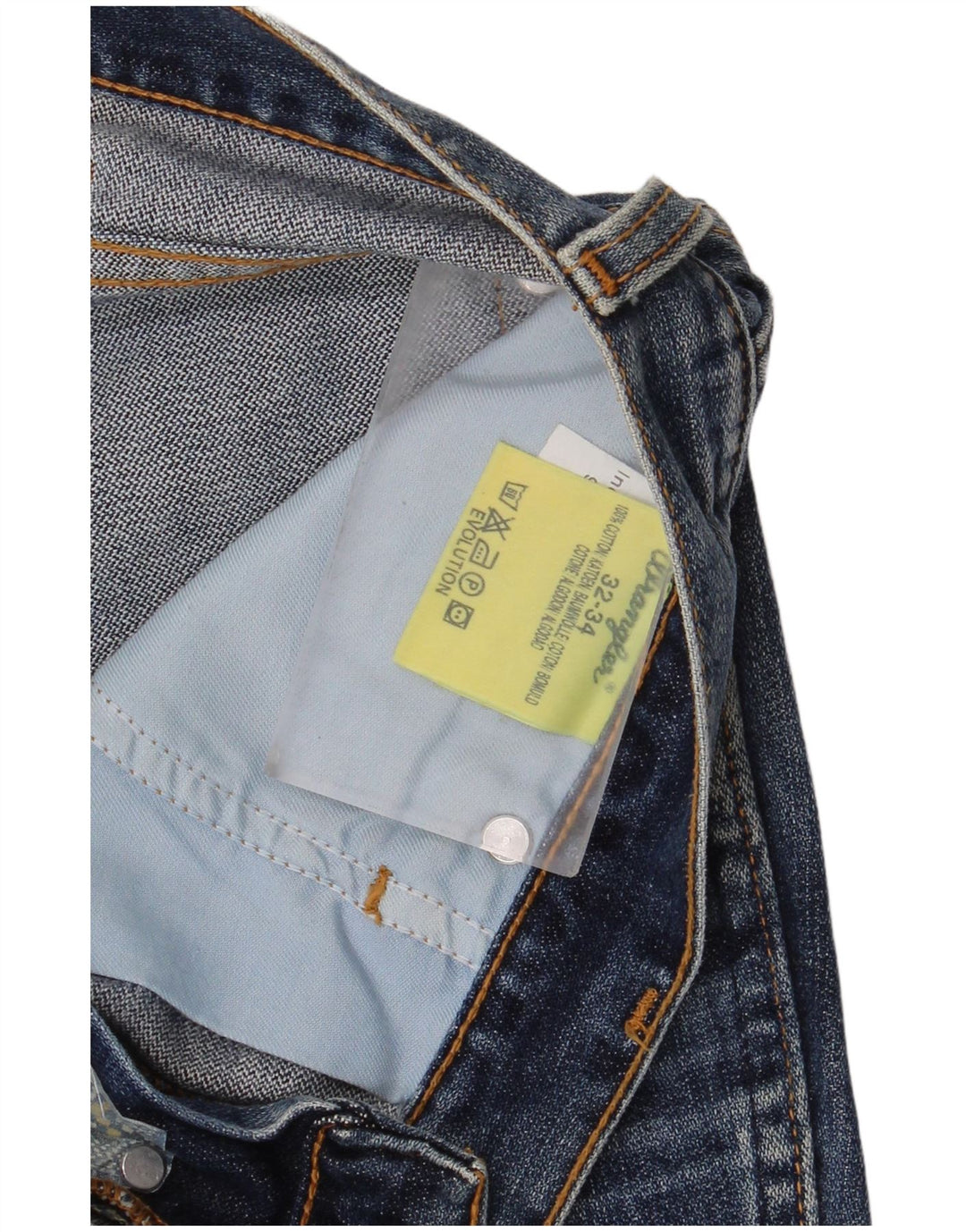 Męskie jeansy Wrangler Evolution Straight W32 L34 Niebieskie bawełniane