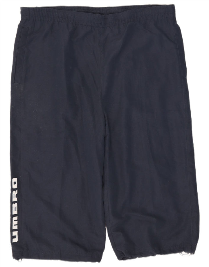 Męskie spodenki sportowe Umbro Graphic Bermudy XL granatowe, poliestrowe