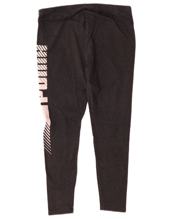 Damskie legginsy z grafiką PUMA UK 14, duże, szare
