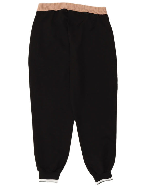 Damskie spodnie dresowe Zara Joggers UK 14, duże czarne bloki kolorów