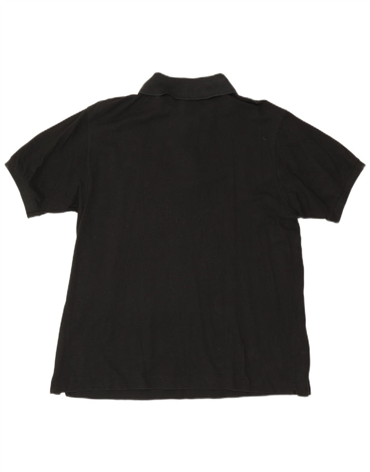 Męska koszulka polo LACOSTE, rozmiar 6 XL, czarna, bawełniana
