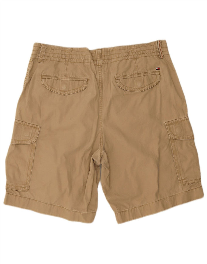 Męskie spodenki cargo Tommy Hilfiger W36 duże, beżowe, bawełniane