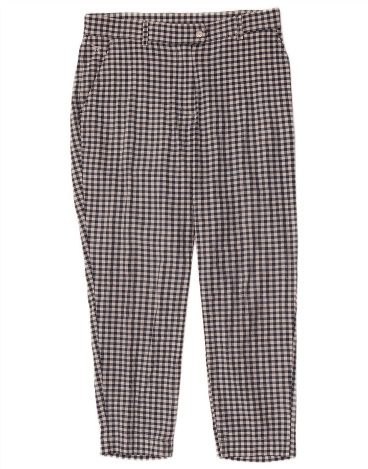 Damskie spodnie Chino Chervo IT 42 Medium W28 L23 Blue Gingham