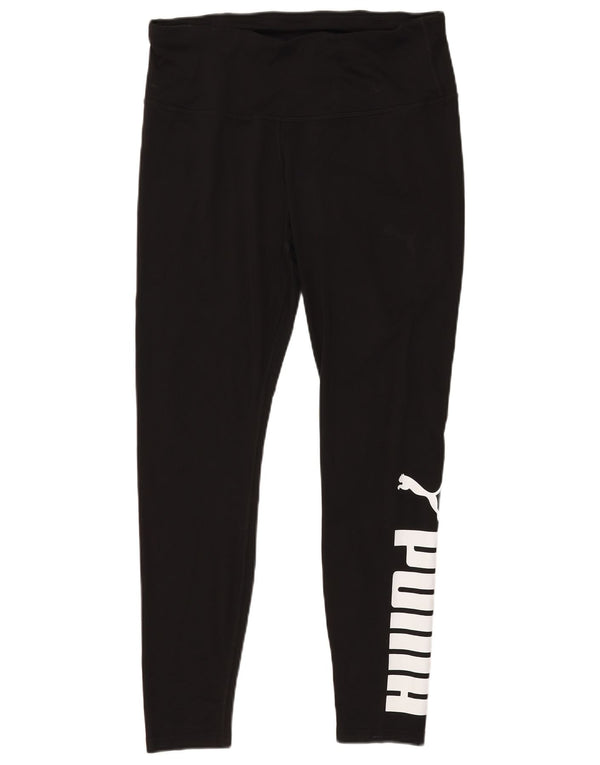 Damskie legginsy z grafiką Puma UK 18 XL, czarny poliester