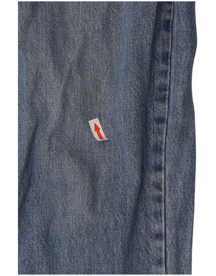 Męskie dżinsy Levi's 516 Straight W28 L34 Niebieskie bawełniane