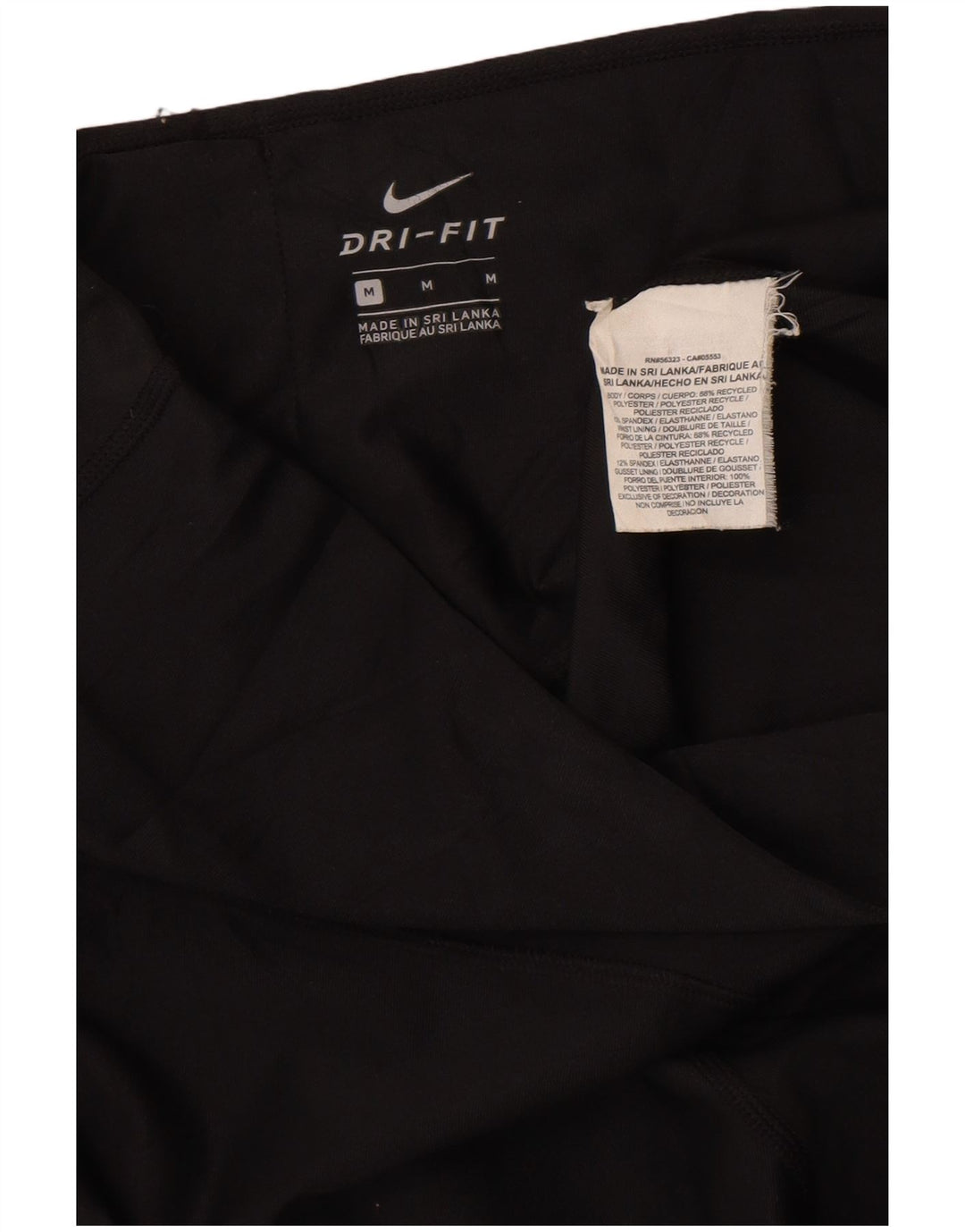 Legginsy damskie Nike UK 12, średni czarny poliester