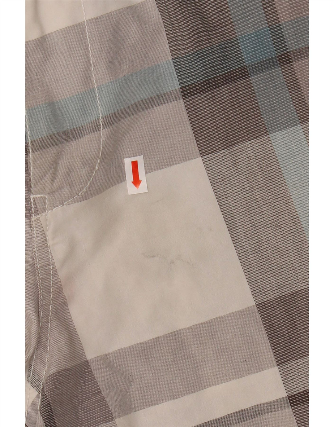 Męskie szorty cargo BILLABONG W32, bawełna w szarą kratę