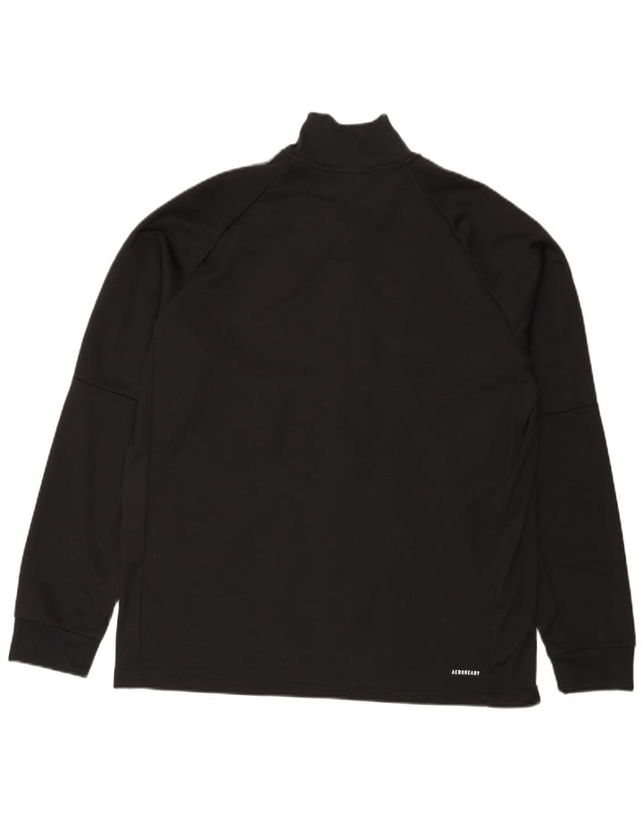 Adidas Męska kurtka dresowa Aeroready XL, czarna, poliestrowa