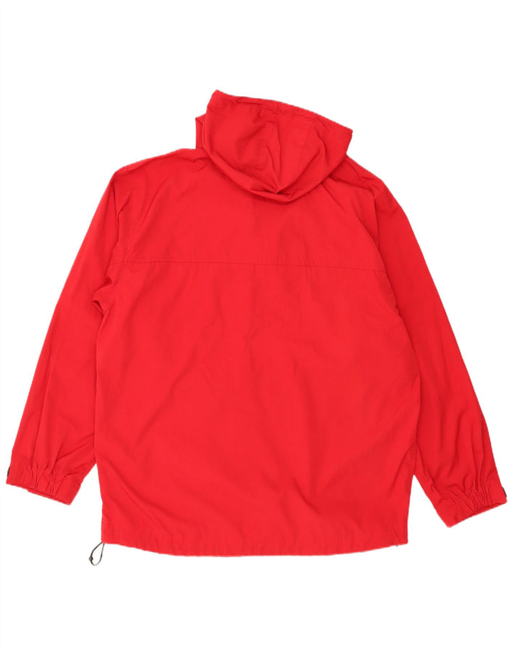 Męska kurtka Anorak z kapturem i grafiką Timberland UK 38, średni czerwony poliester