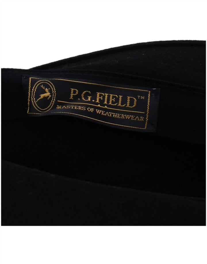 P.G.Field Męski kapelusz Fedora, duży, granatowy, wełniany