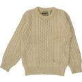ARANCRAFTS Damski sweter z dekoltem w łódkę UK 10 Small Beżowa wełna