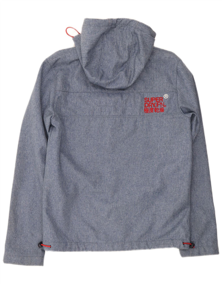 Męska wiatrówka Superdry Windtrekker Graphic UK 38 Średni niebieski