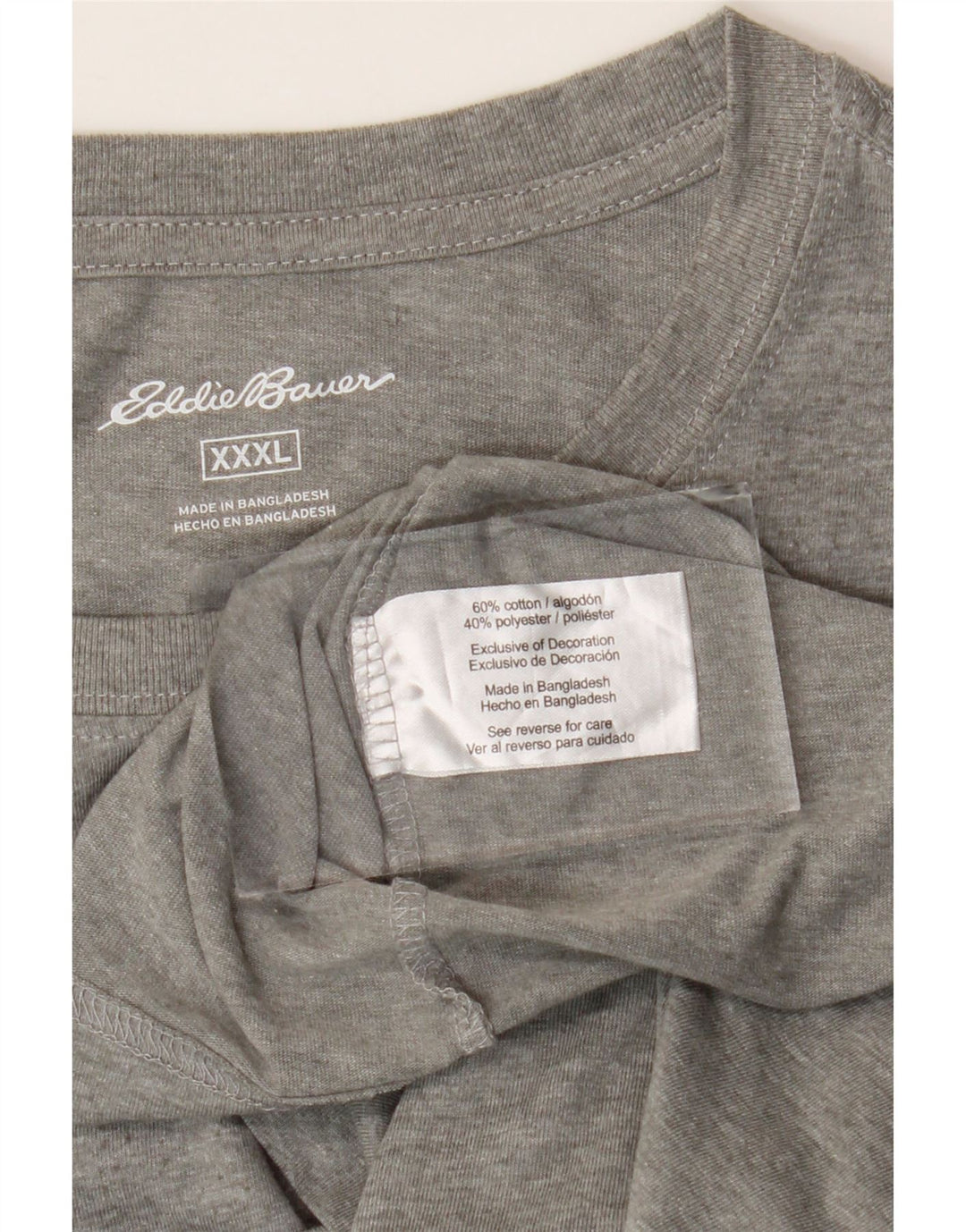T-shirt męski Eddie Bauer, 3XL, szary, bawełniany