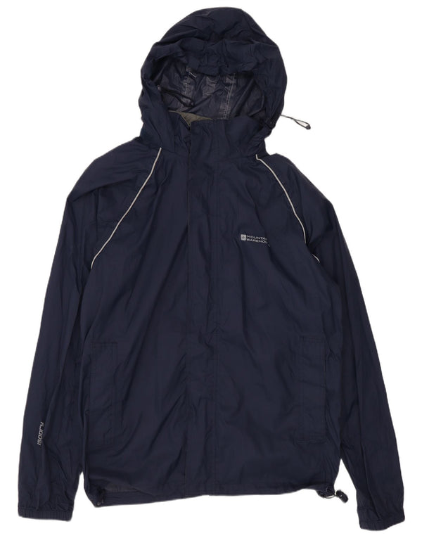 Męska kurtka przeciwdeszczowa Mountain Warehouse z kapturem i luźnym krojem, UK 34 XS, granatowa