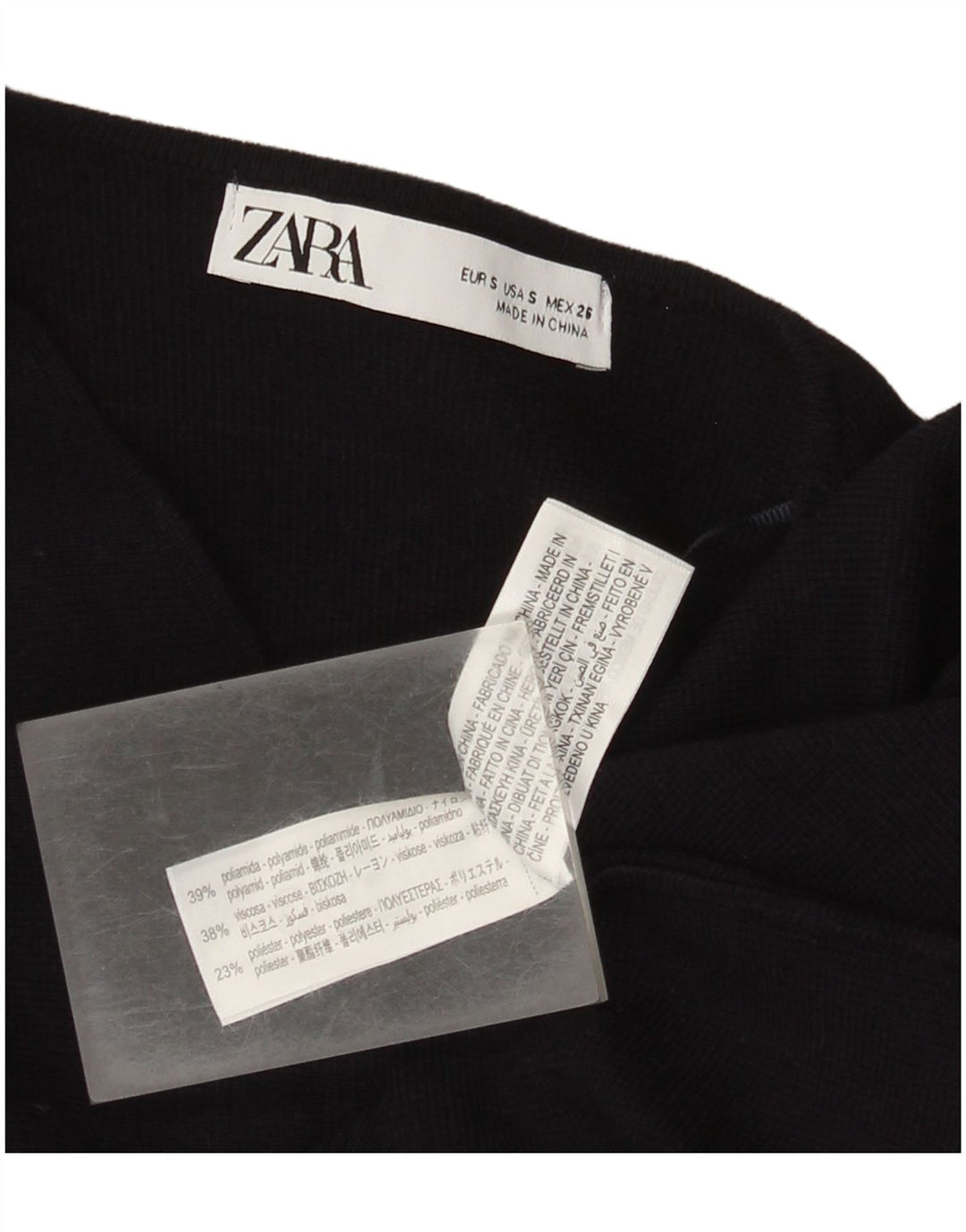 Sweter damski Zara Cardigan UK 10 Small Granatowy poliamid