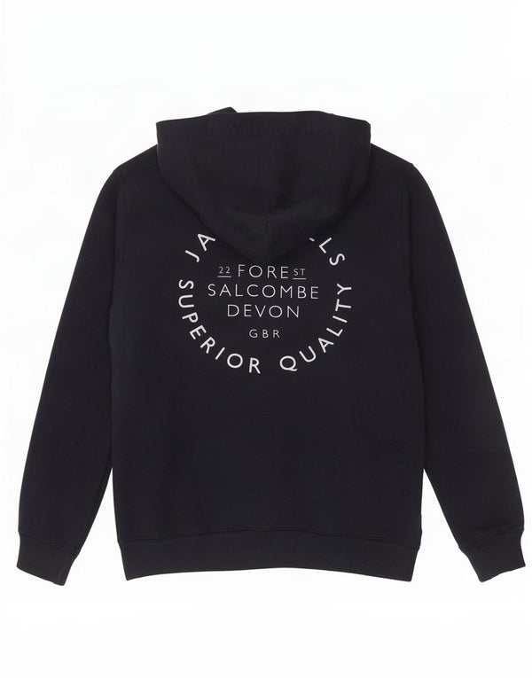 Damski sweter z kapturem i grafiką Jack Wills UK 10, mały, granatowy, bawełniany
