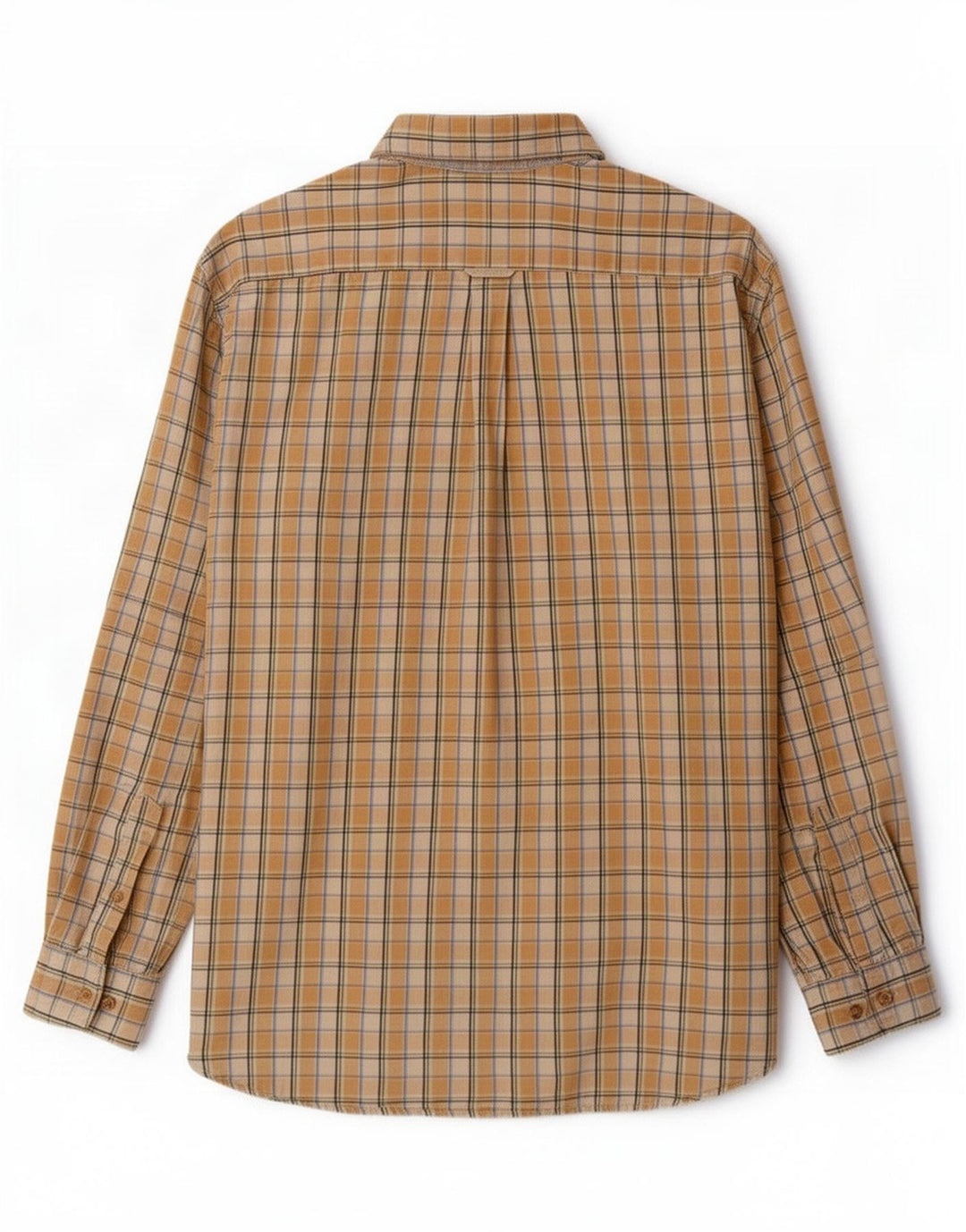 Koszula męska Barbour XL, bawełniana w żółtą kratkę