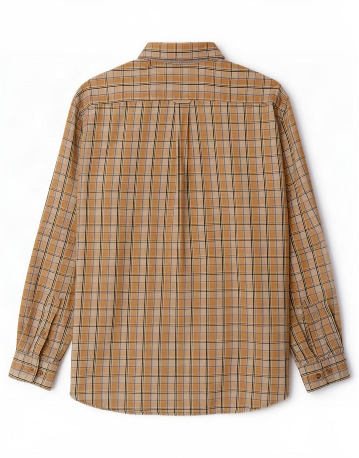 Koszula męska Barbour XL, bawełniana w żółtą kratkę