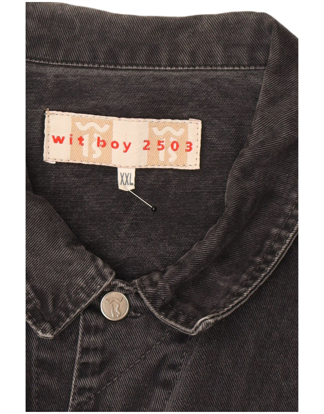 Męska kurtka dżinsowa Wit Boy UK 44 2XL szara