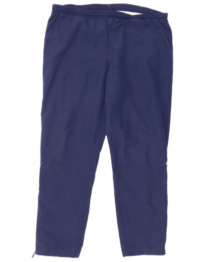 Męskie spodnie dresowe Adidas XL granatowe, poliestrowe