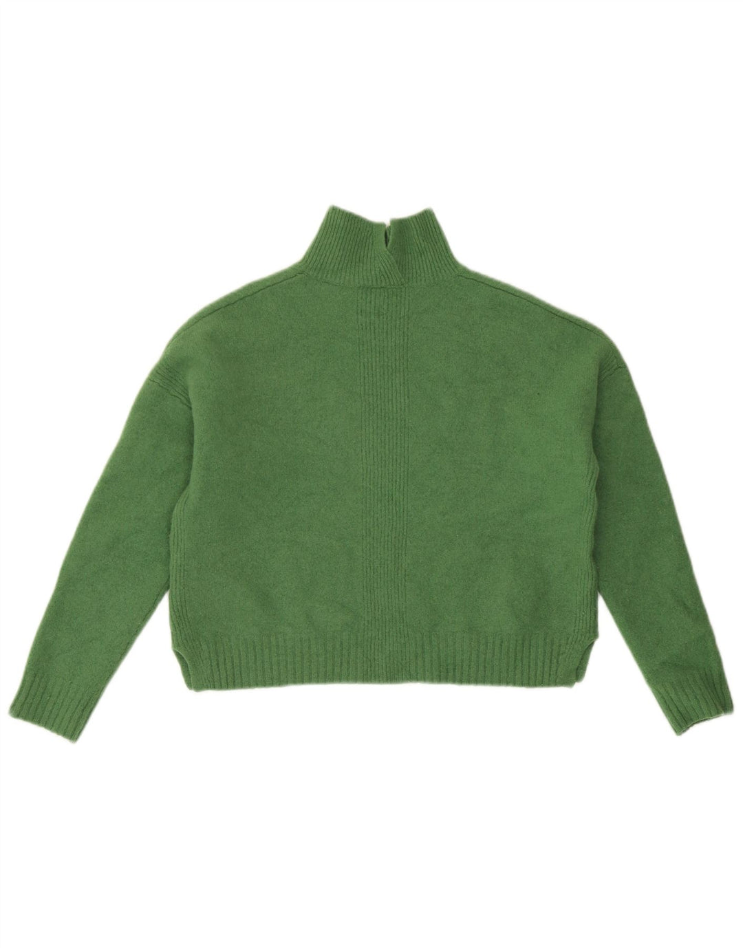 Whistle Damski sweter z golfem UK 10 Small Green