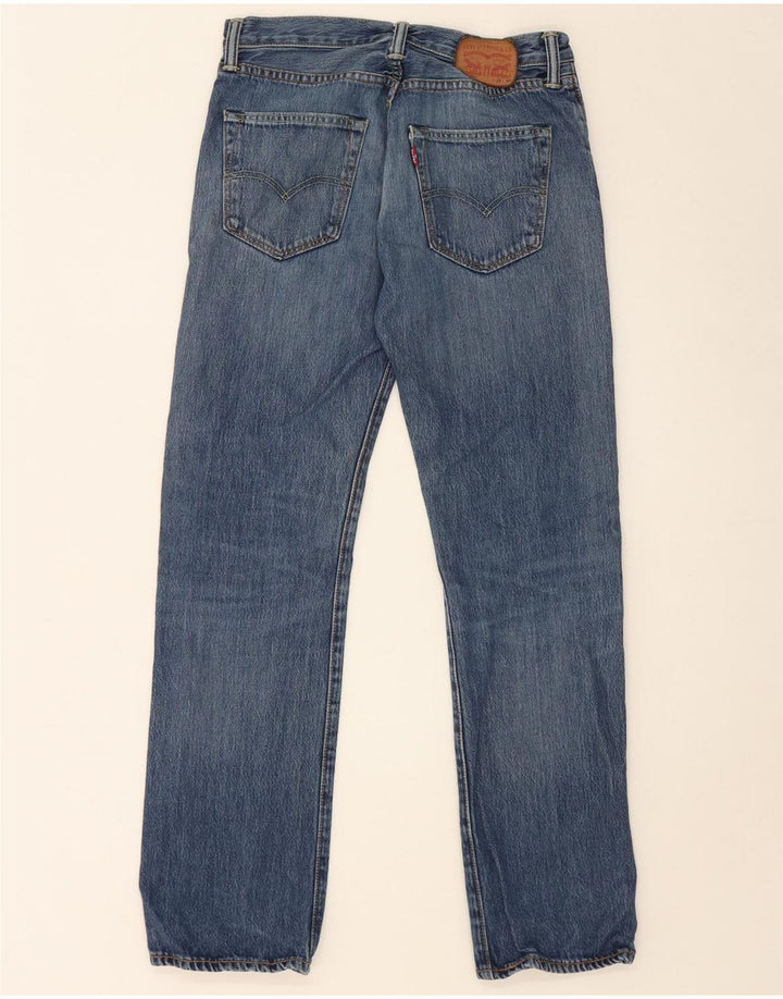 Męskie jeansy Levi's 501 Straight W29 L30 Niebieskie bawełniane